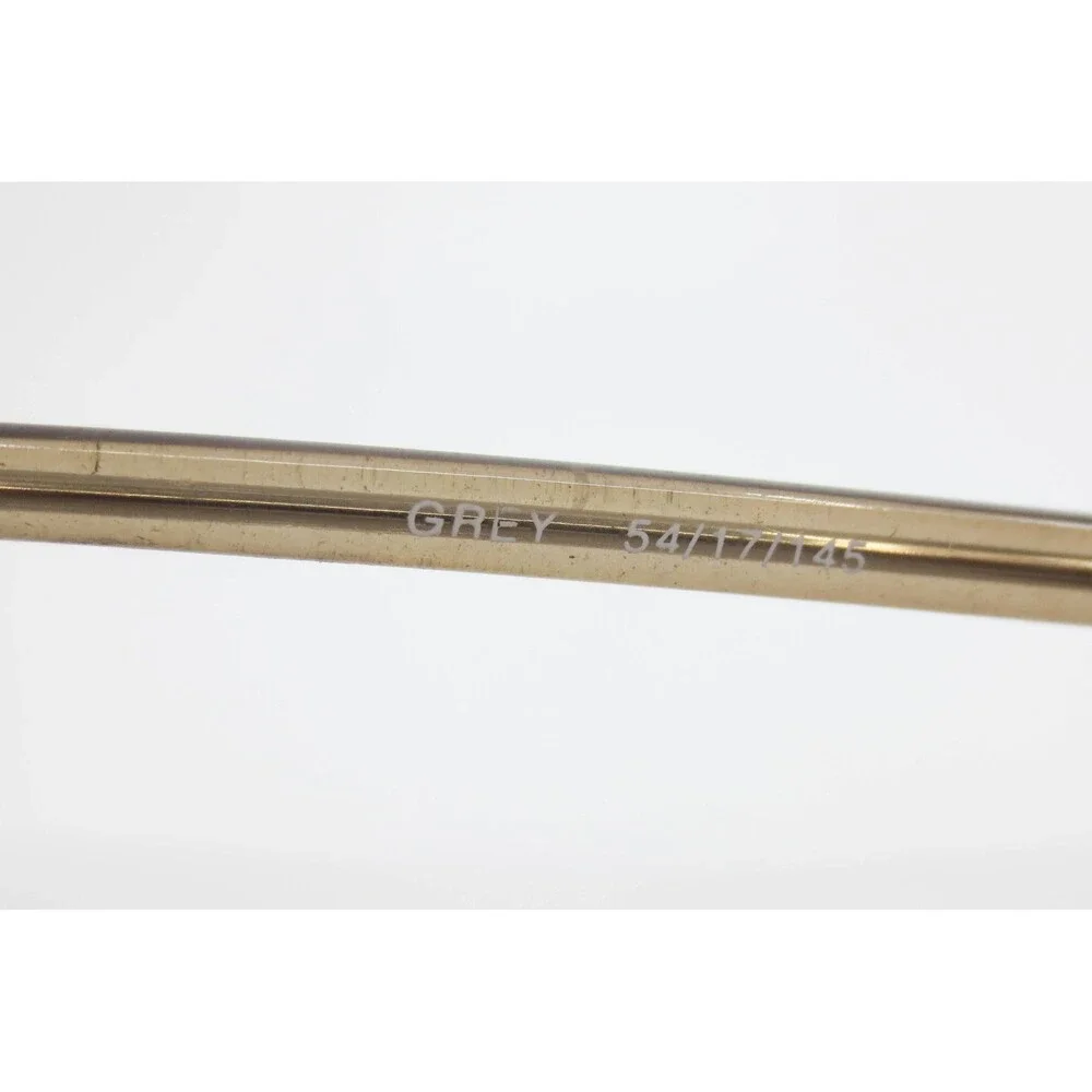 Modern BJRT Grey Oval Eyeglass Frames 54-17-145 Translucent Neutral Glasses